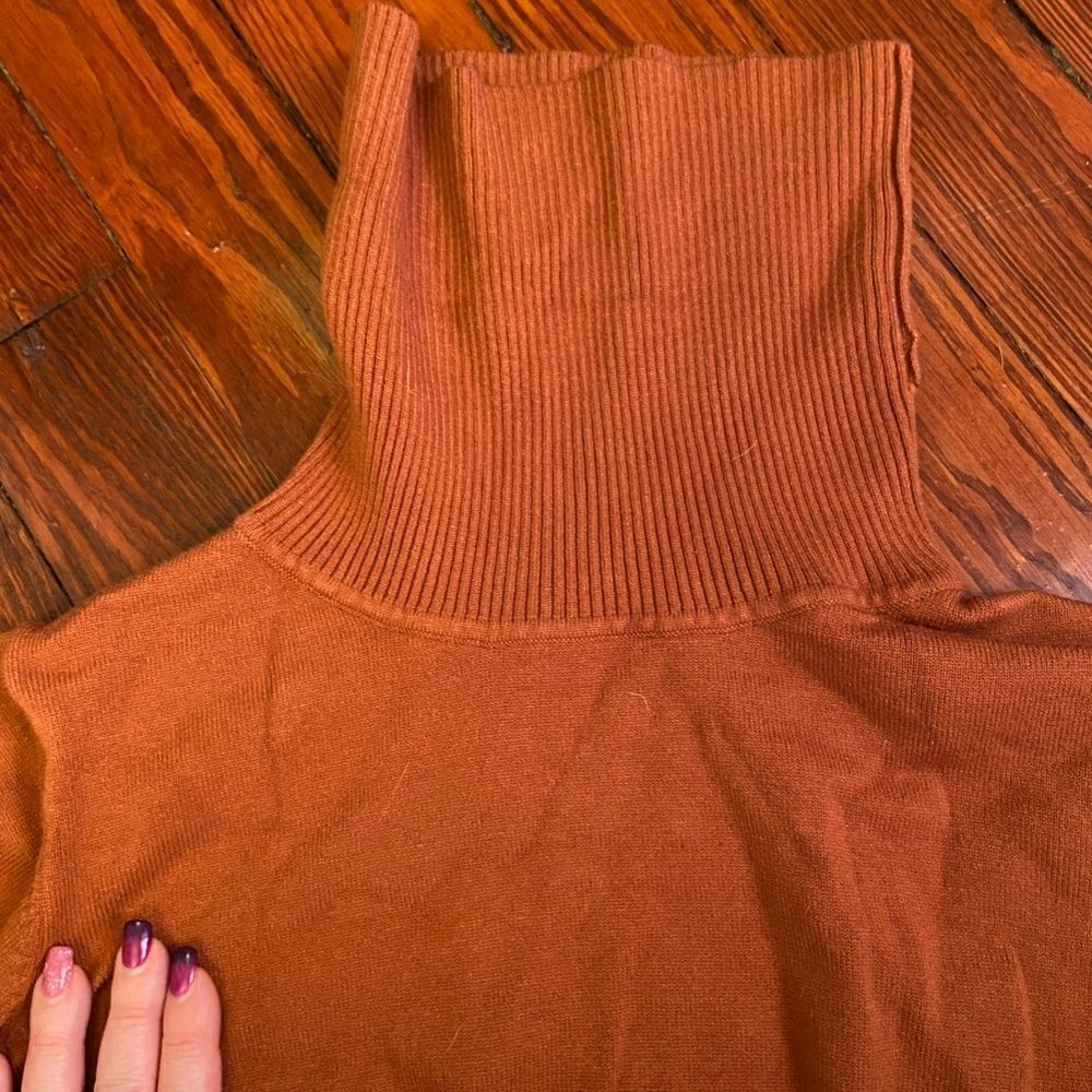 Brooklyns Brown & White Sweater Large - Picture 6 of 8